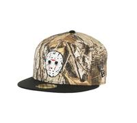 New Era Friday the 13th Jason Mask Real Tree Camouflage Black 59Fifty Baseball Cap