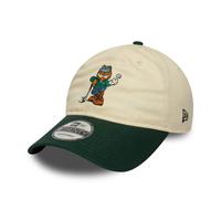 NEW ERA GARFIELD GOLF BASEBALL CAP.9TWENTY KHAKI GREEN COTTON ADJUSTABLE HAT W25