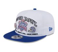 New Era Golfer Cap - SUPER BOWL XXVII PIN Cowboys Bills - One Size