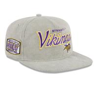 New Era Golfer Snapback Cap - CORD Minnesota Vikings grey - One Size