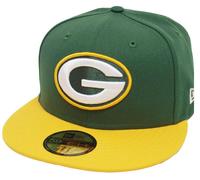 New Era Green Bay Packers Green Yellow 2 Tone Cap 59Fifty Fitted Limited Edition