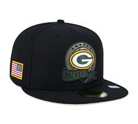 New Era Green Bay Packers NFL Salute to Service 2022 Black 59Fifty Basecap