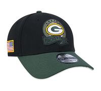 New Era Green Bay Packers NFL Salute to Service 2022 Black Green 39Thirty Stretch Cap - L-XL (7 1/8-7 5/8)