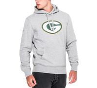 New Era Green Bay Packers Team NFL Pullover Sweater Sweatshirt Hoodie - Grey