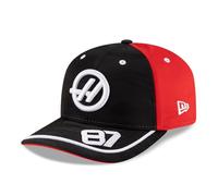 New Era Haas F1 Team, Official 2025 Collection, Oliver Bearman Drivers Baseball Cap, Red, Black, Adjustable