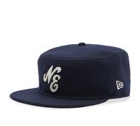 New Era Heritage Logo Chainstitched Wool Pillbox Cap Navy One Size