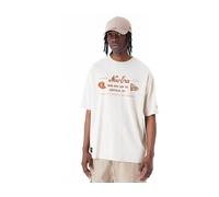 New Era Heritage Patch Oversized T-shirt Beige