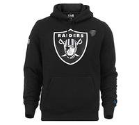 New Era Hoody Kapuze NFL Las Vegas Raiders Team Logo Fanartikel American Football schwarz mit CapSpin Pin