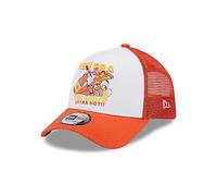 New Era Hot Sauce NE Food White Orange 9Forty A-Frame Trucker Cap - One-Size
