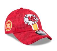 New Era Kansas City Chiefs NFL 2024 Sideline Red 9Forty Adjustable Stretch Snapback Cap