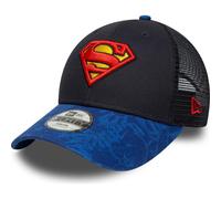 New Era Kids 9Forty Trucker Mesh Cap - Superman - Youth Navy