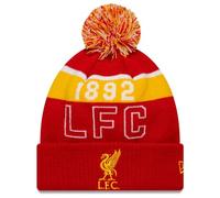 LFC New Era SPORT CUFF 1892 POM POM Beanie Red & Yellow