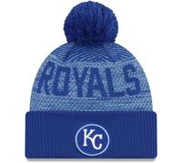 New Era KS Kansas City Royals Authentic Collection Sport Cuffed Knit Beanie, Hat, Blue, One size