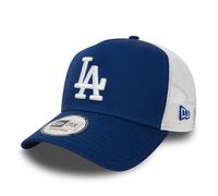 New Era L.A. Dodgers A-Frame Trucker Cap - MLB Clean Trucker - Royal Blue-White