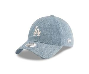 New Era LA Accessory for Fans Cap Baseball Cap Adjustable Denim Girl Woman Los Angeles Dodgers Team Logo Blue