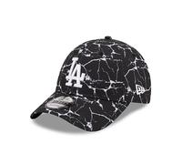 New Era LA Baseball Cap Los Angeles hat MLB Curved Visor Adjustable Dodgers Marble Black