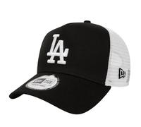 New Era LA Dodgers Clean A Frame Trucker Cap - Black/White