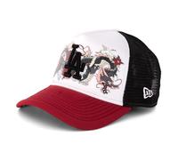 New Era LA Dodgers MLB Baseball Cap, Graphic 9FORTY A-Frame Trucker Hat, White, One Size