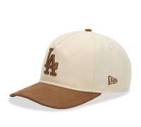 New Era LA Dodgers Suede Visor 9Fifty Cap Cream