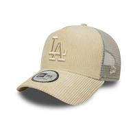 NEW ERA LA DODGERS TRUCKER CAP.9FORTY LOS ANGELES CREAM CORD STRAPBACK HAT W26