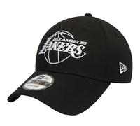 New Era Cap NBA Los Angeles Lakers Essential Outline 9FORTY White/Black Men/Women