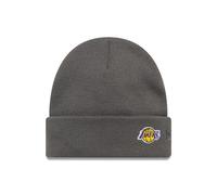 New Era LA Lakers Mini Logo Cuff Knit Beanie Dark Grey