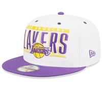 New Era LA Los Angeles Lakers Retro Title Snapback Cap White 9FIFTY S M Basecap