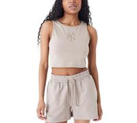 New Era Ladies Crop Tank Top New York Yankees ash brown - S