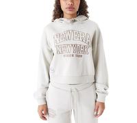 New Era Ladies Cropped Fleece Hoody stone beige