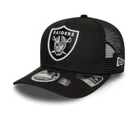 New Era 9Seventy Adult's NFL Las Vegas Raiders Stretch Snap Trucker Baseball Cap Hat Black