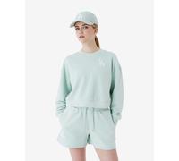 New Era Le Crop Crew Sweatshirt Greenish White Women - L