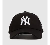 New Era League Essential 9FORTY Cap in Black & White, Size: OSFM OSFM