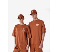 New Era League Essentials LC NY Yankees short sleeve light brown T-shirt - S