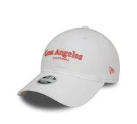 New Era Los Angeles Cap for Women California White Adjustable 9Twenty Baseball Cap Woman Girl Unstructured Crown