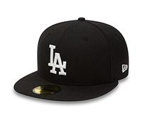New Era Los Angeles Dodgers Cap 59Fifty Basecap Baseball Fitted Kappe MLB schwarz - 7 1/2-60cm (XL)