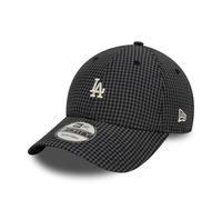 New Era Los Angeles Dodgers Cap Seersucker MLB Baseball LA Small Logo Adjustable hat Black
