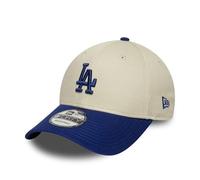 New Era Los Angeles Dodgers MLB 9Forty Contrast Visor Cap Beige