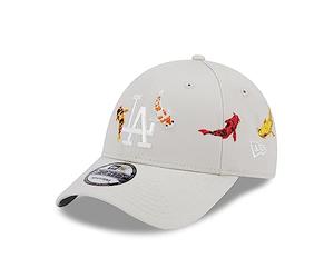 New Era Los Angeles Dodgers MLB Baseball Cap LA-Logo Koi Fisch Beige 9Forty Kappe - One-Size
