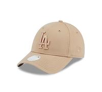 New Era Los Angeles Dodgers MLB Damenkappe beige Cap verstellbar tonales LA Logo Basecap für Frauen