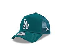 New Era Los Angeles Dodgers MLB League Essential Green A-Frame Adjustable Trucker Cap