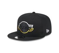 New Era Los Angeles Lakers 9Fifty Cap Adjustable Black Team Logo NBA Basketball Accessory