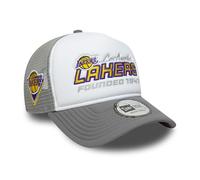 New Era Los Angeles Lakers A-Frame Trucker Cap Gray