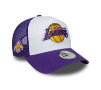 New Era Los Angeles Lakers A-Frame Trucker Cap Purple