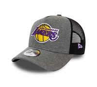New Era Los Angeles Lakers Cap Trucker Kappe Jersey Mesh Basecap Nba Basketball Grau - One-Size
