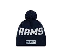 New Era Los Angeles Rams Beanie Knit NFL 2019 On Field Road 1937 Blue
