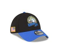 New Era Los Angeles Rams NFL Salute to Service 2022 Black Blue 39Thirty Stretch Cap - L-XL (7 1/8-7 5/8)