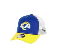 New Era Los Angeles Rams NFL Two Tone Blue Yellow 9Forty A-Frame Adjustable Trucker Cap