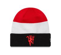 New Era Man UTD Flag Black Cuff Knit Beanie Hat