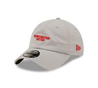 New Era Manchester United Wordmark Grey Casual Classic Cap - Adjustable - 9TWENTY