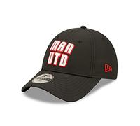 New Era Manchester United Wordmark Youth Black 9FORTY Adjustable Cap - Official licensed Product - Kids/Youth